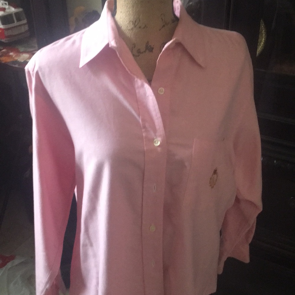 Ralph Lauren Pink Button Down Shirt